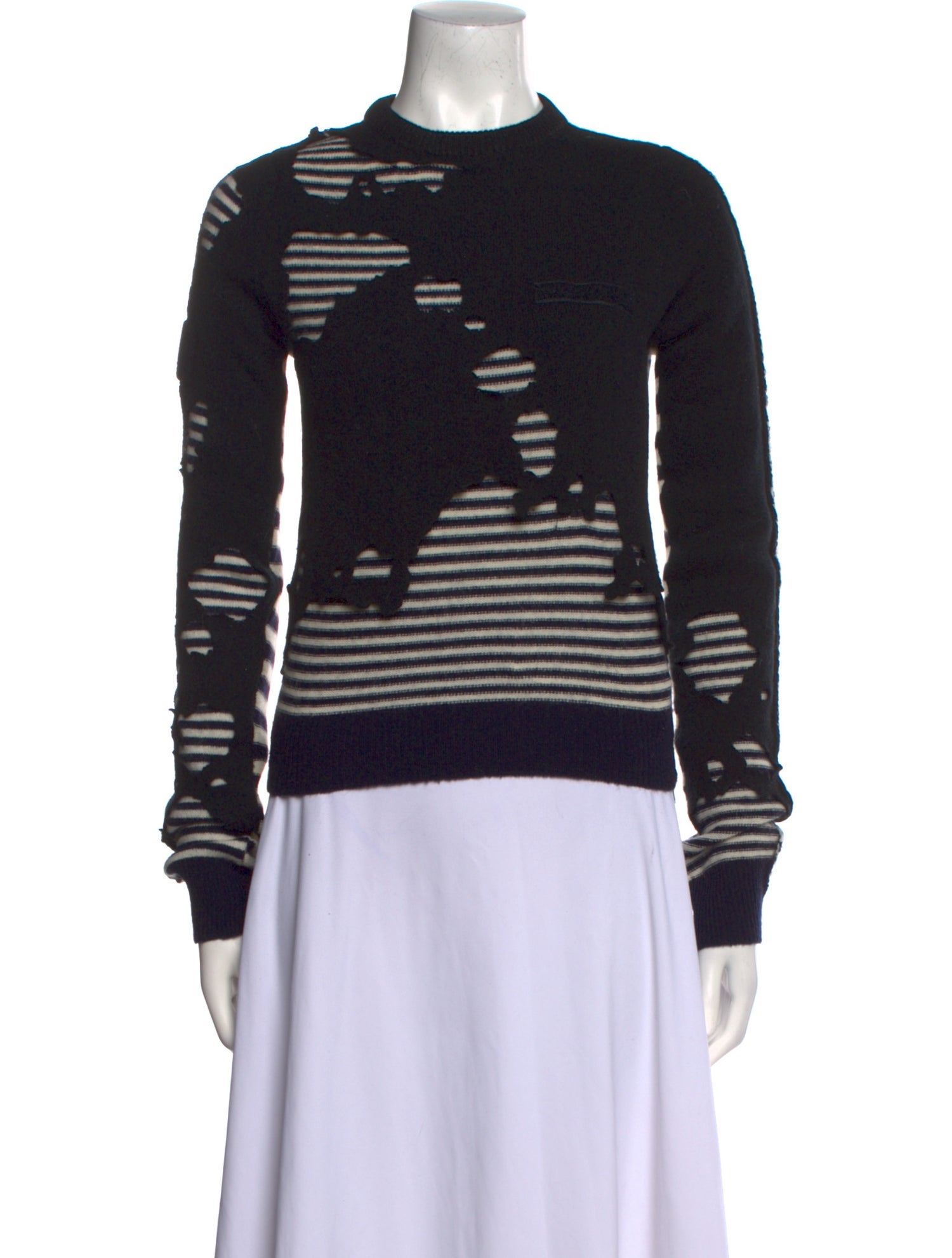 Meadham Kirchhoff Cashmere Striped Sweater