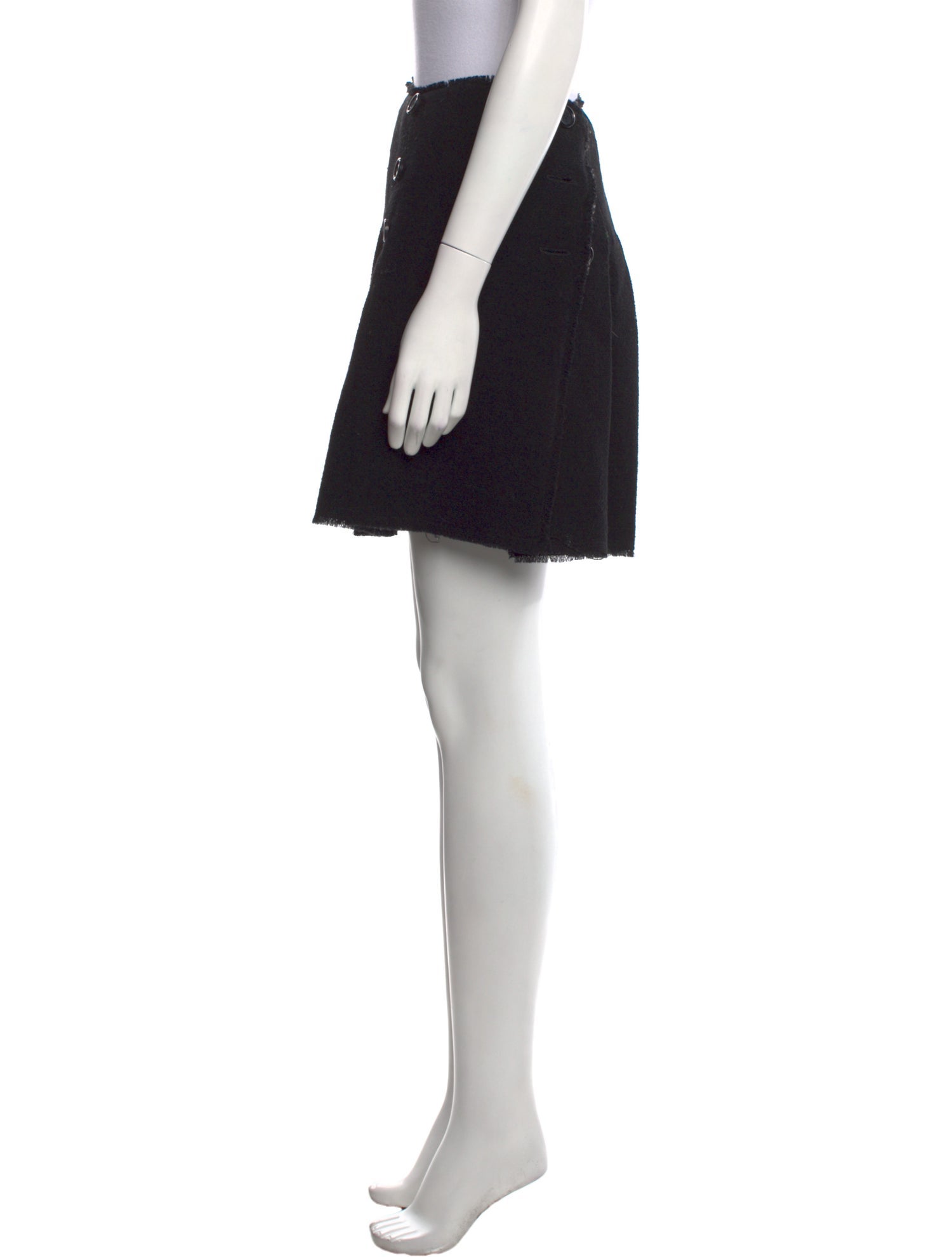 Meadham Kirchhoff Wool Mini Skirt