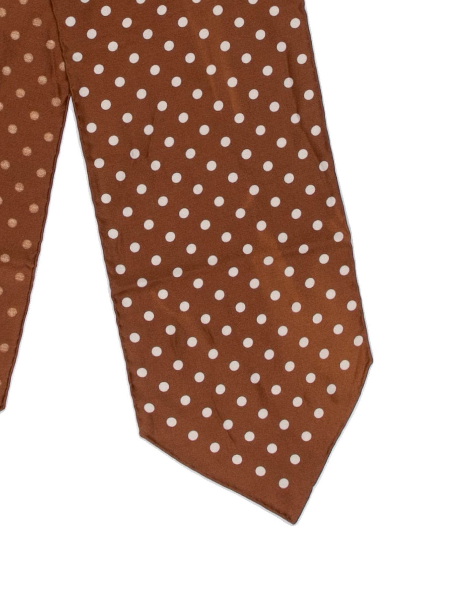 Mackintosh Silk Polka Dot Print Scarf