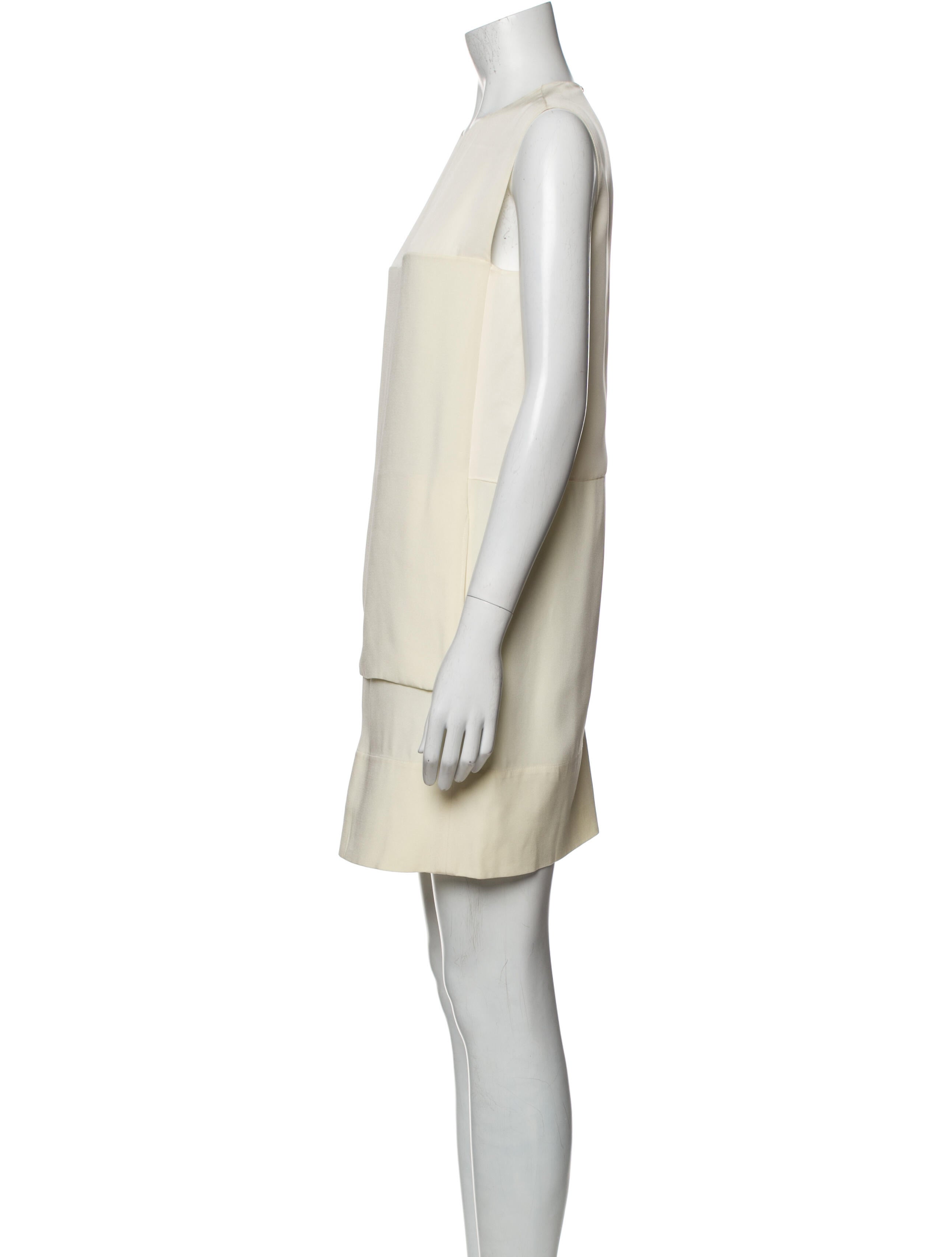 Maison Rabih Kayrouz Crew Neck Mini Dress