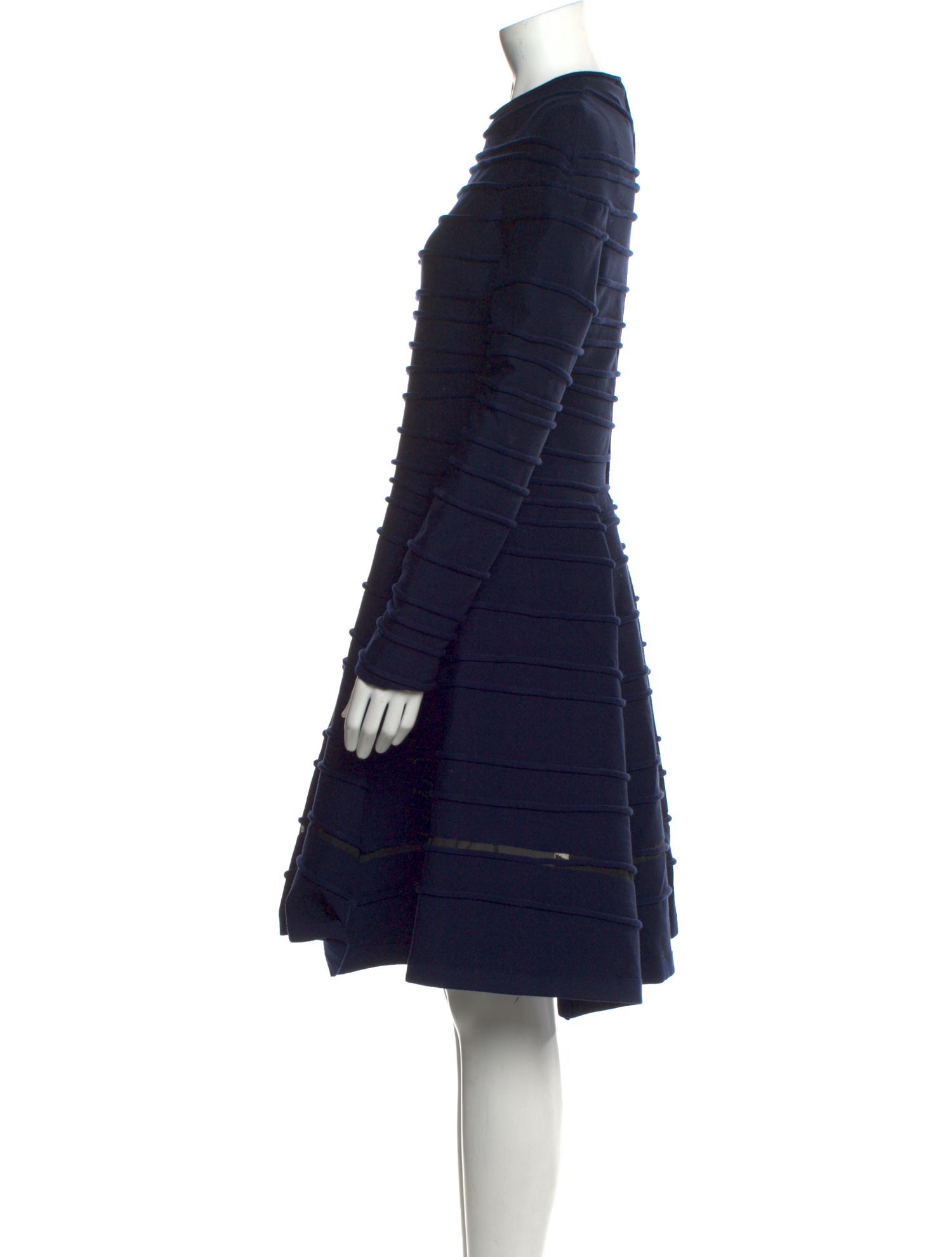 Maison Rabih Kayrouz Merino Wool Knee-Length Dress