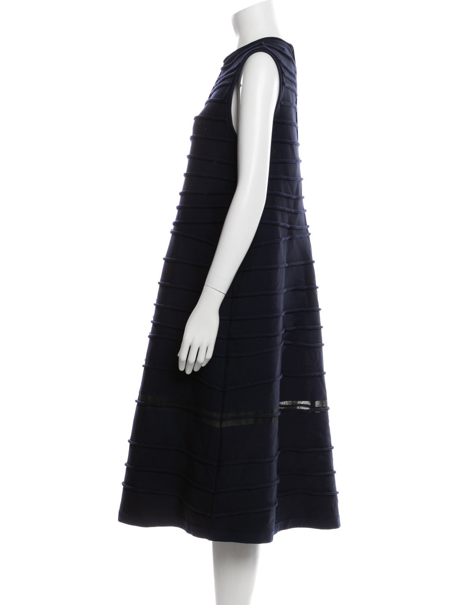 Maison Rabih Kayrouz Wool Midi Length Dress w/ Tags