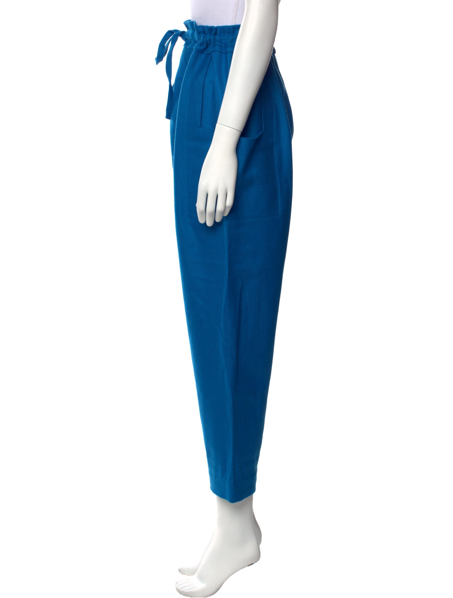 Maison Rabih Kayrouz Wool Straight Leg Pants