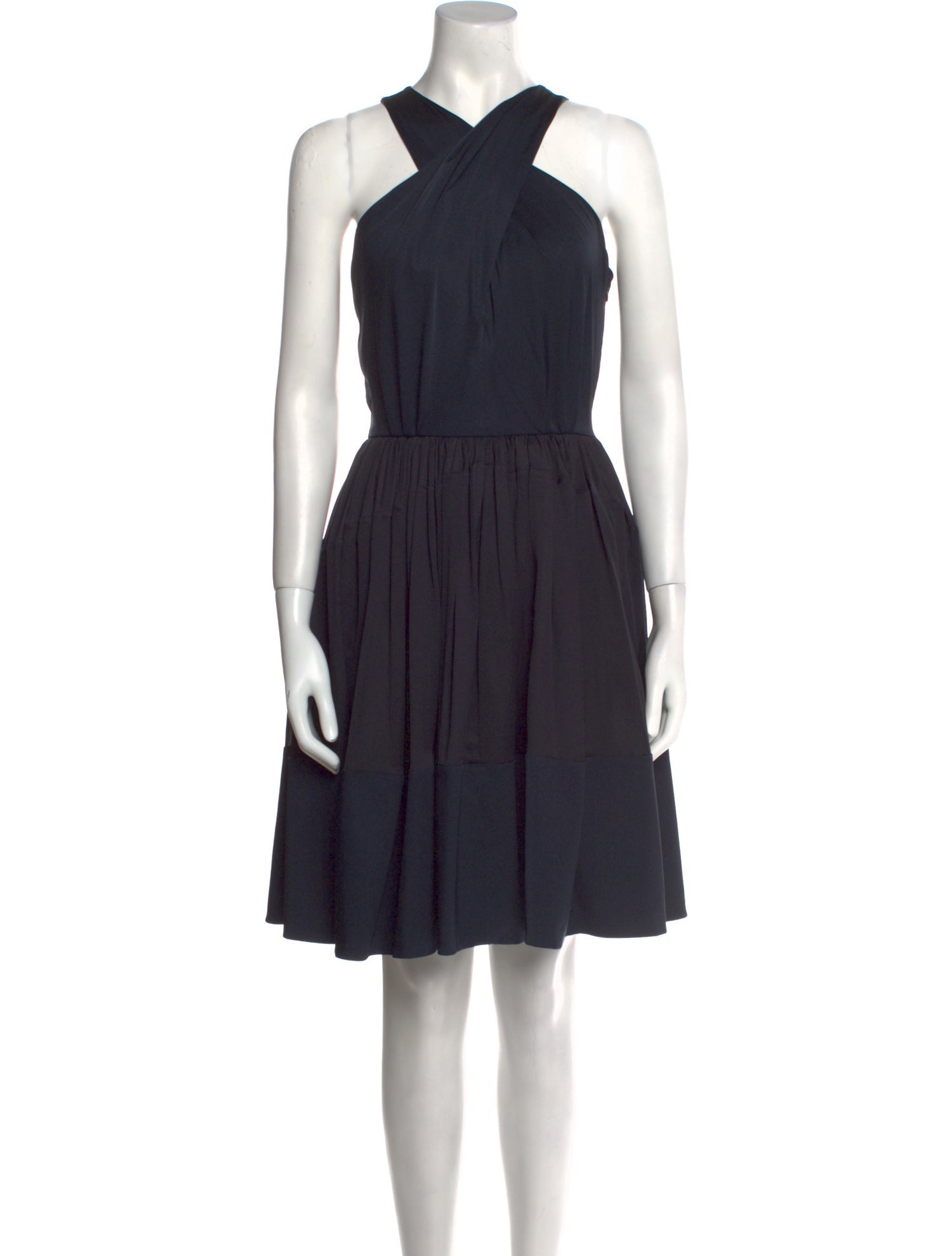 Maison Rabih Kayrouz Silk Knee-Length Dress