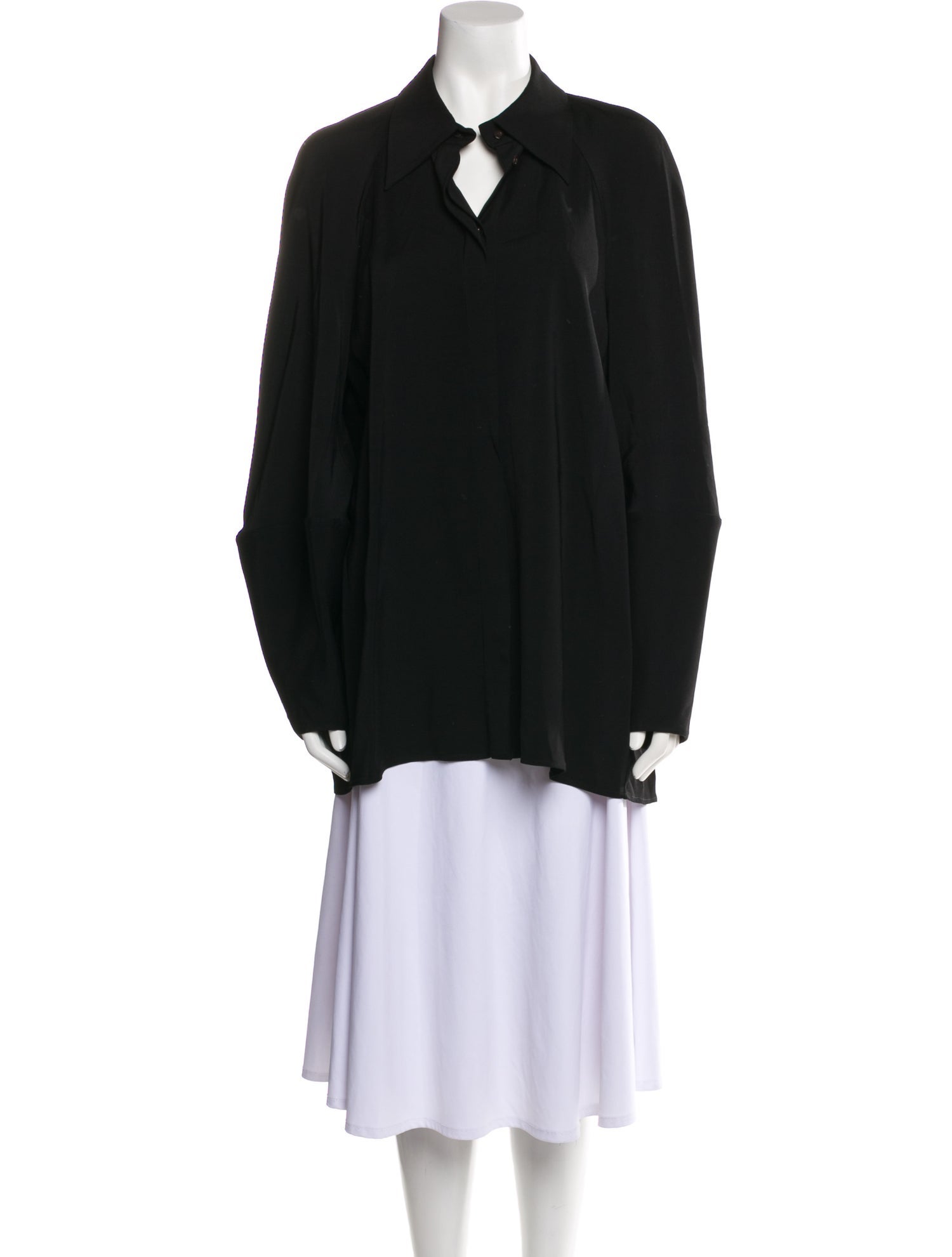 Maison Rabih Kayrouz V-Neck Long Sleeve Tunic
