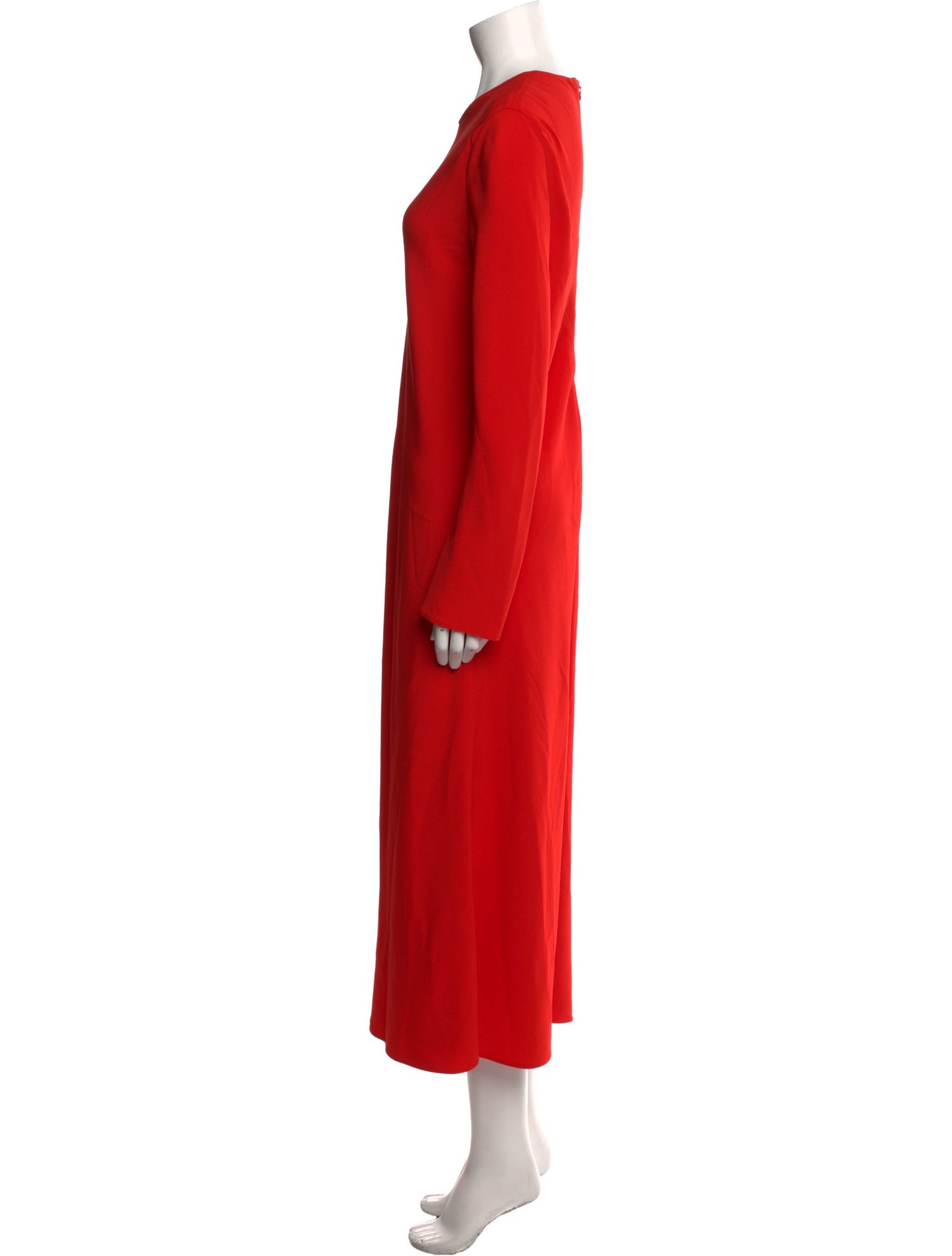 Maison Rabih Kayrouz Crew Neck Long Dress