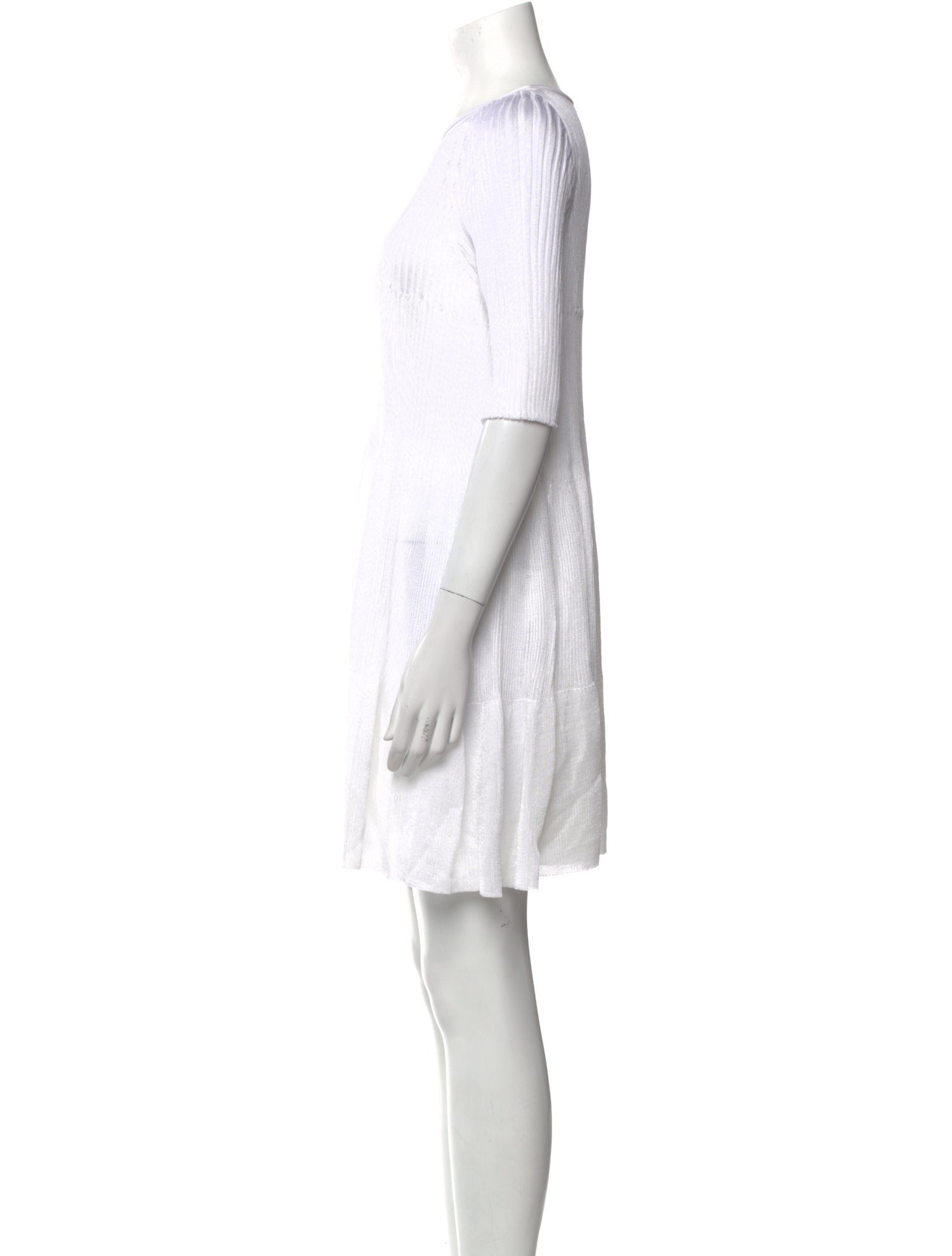 Maison Rabih Kayrouz Crew Neck Mini Dress