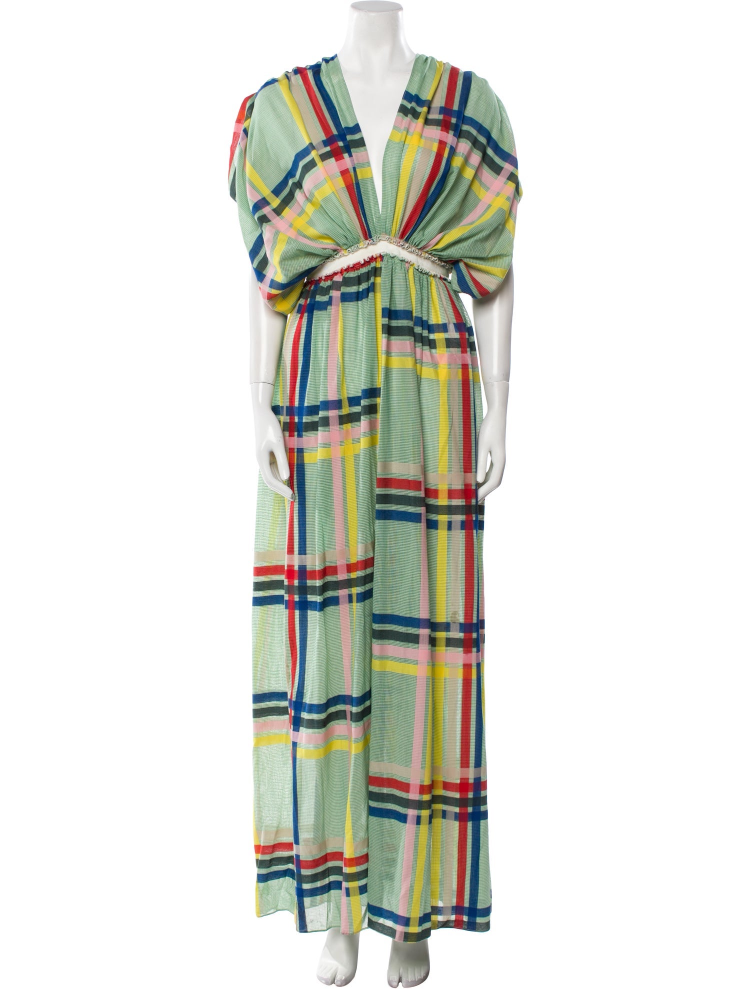 Maison Rabih Kayrouz Linen Mini Dress