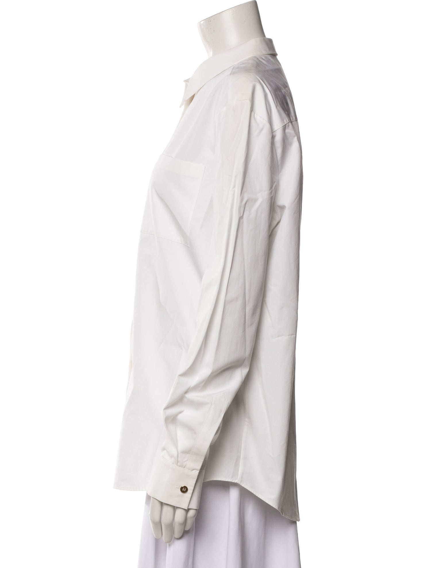 Maison Rabih Kayrouz Long Sleeve Button-Up Top