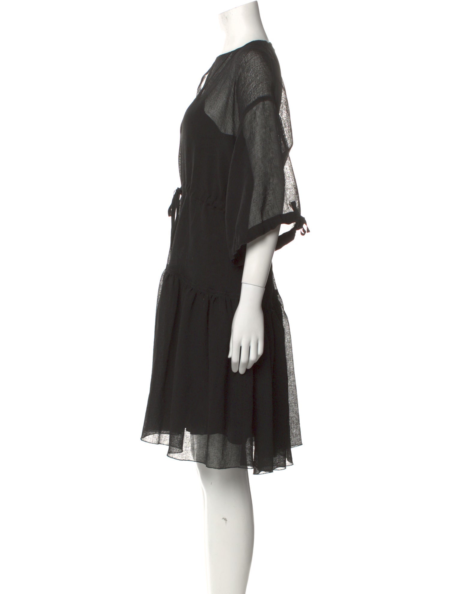 Maison Rabih Kayrouz V-Neck Knee-Length Dress