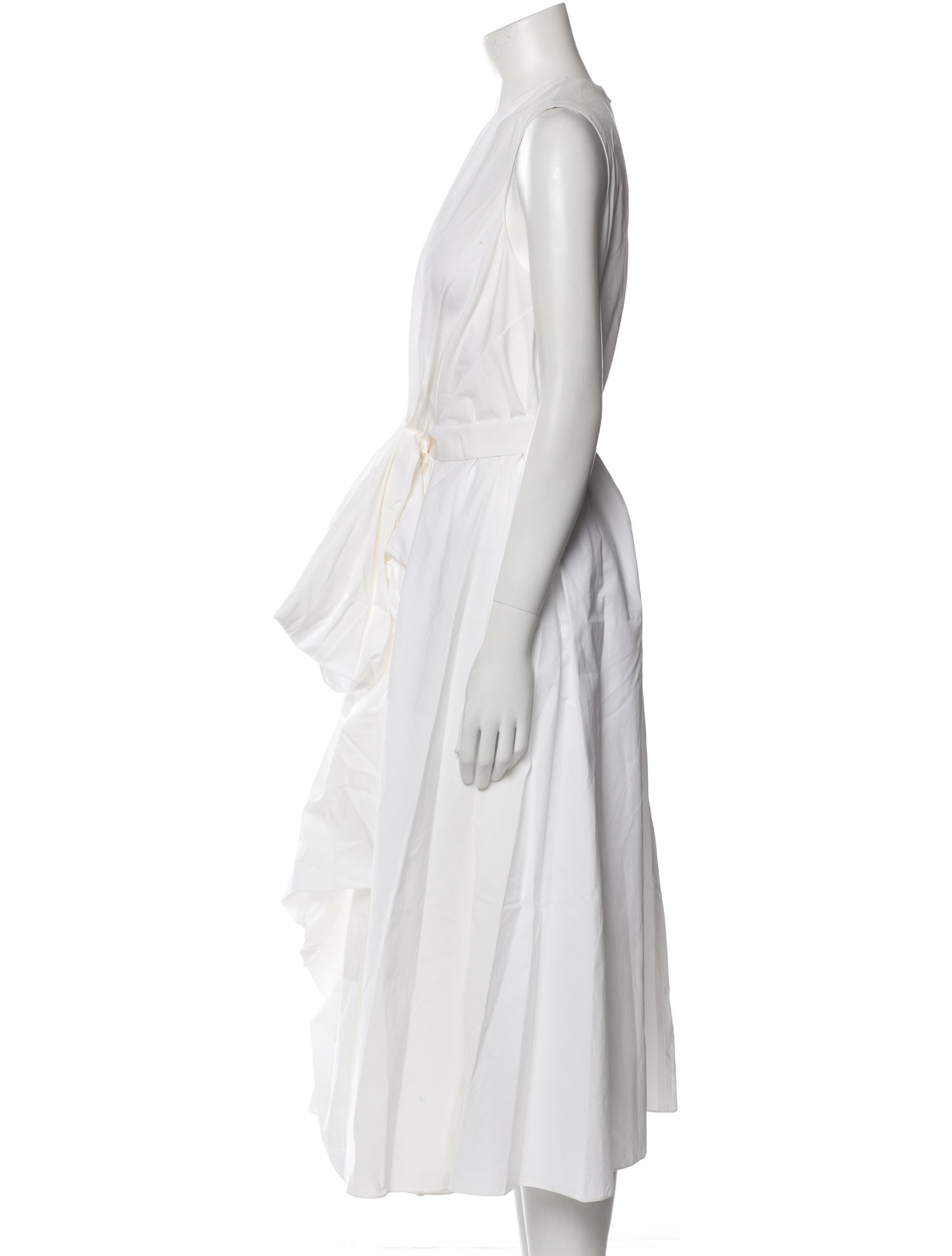 Maison Rabih Kayrouz Crew Neck Long Dress