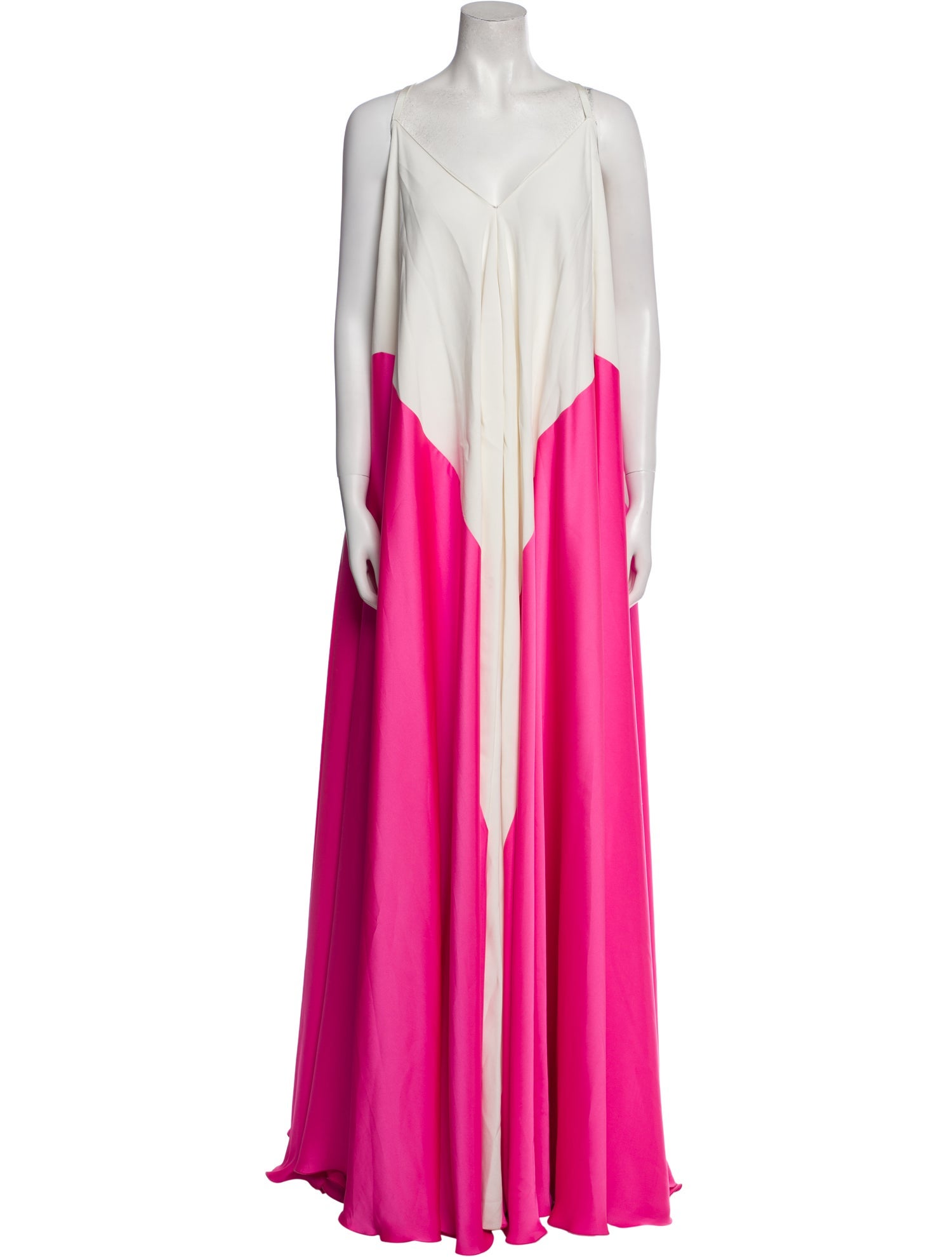Maison Rabih Kayrouz V-Neck Long Dress