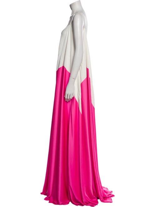 Maison Rabih Kayrouz V-Neck Long Dress
