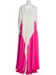 Maison Rabih Kayrouz V-Neck Long Dress
