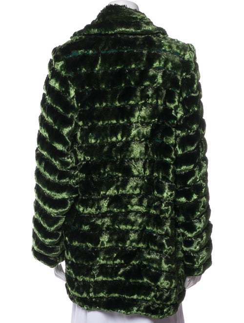 Maison Rabih Kayrouz Printed Faux Fur Jacket