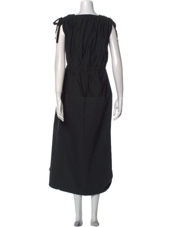 Maison Rabih Kayrouz V-Neck Long Dress