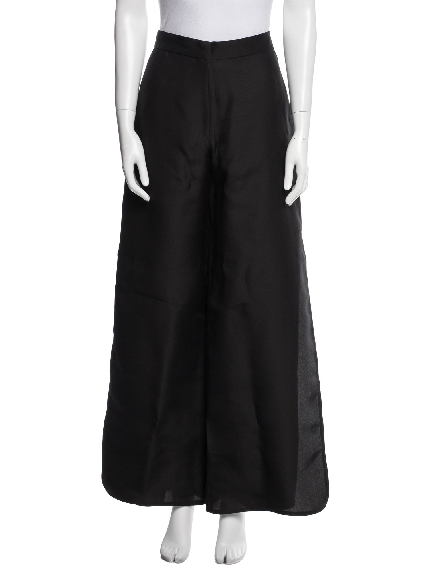 Maison Rabih Kayrouz Silk Wide Leg Pants