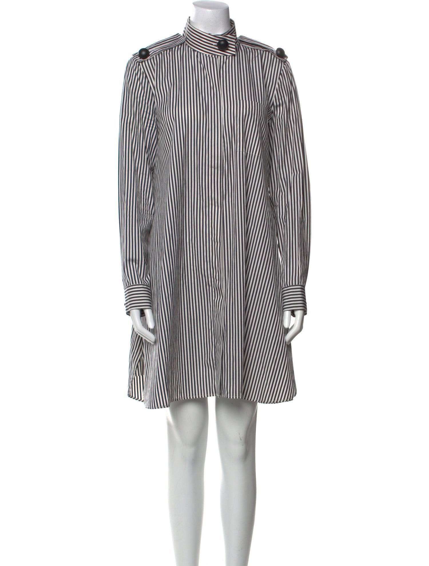 Maison Rabih Kayrouz Striped Mini Dress