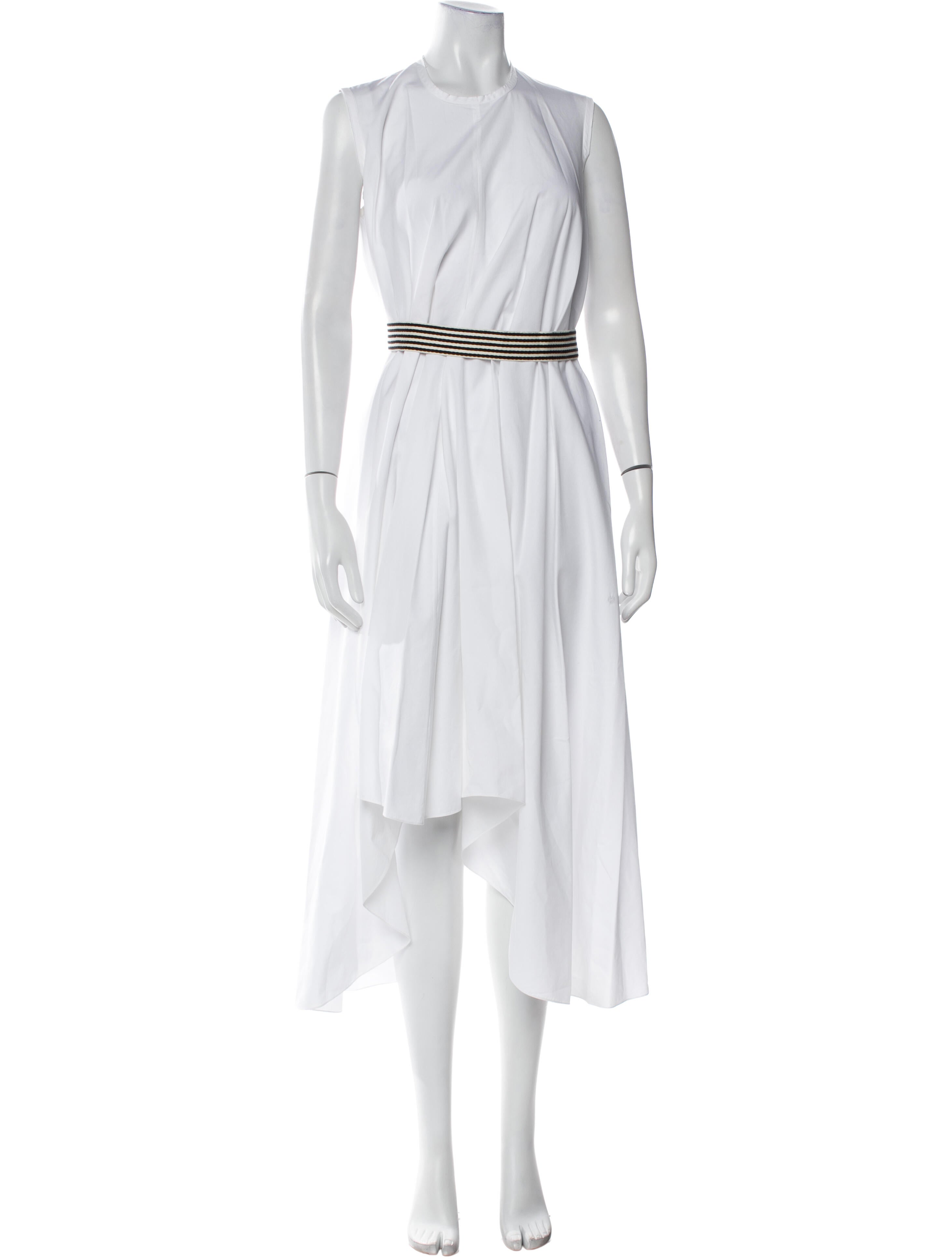 Maison Rabih Kayrouz Crew Neck Long Dress