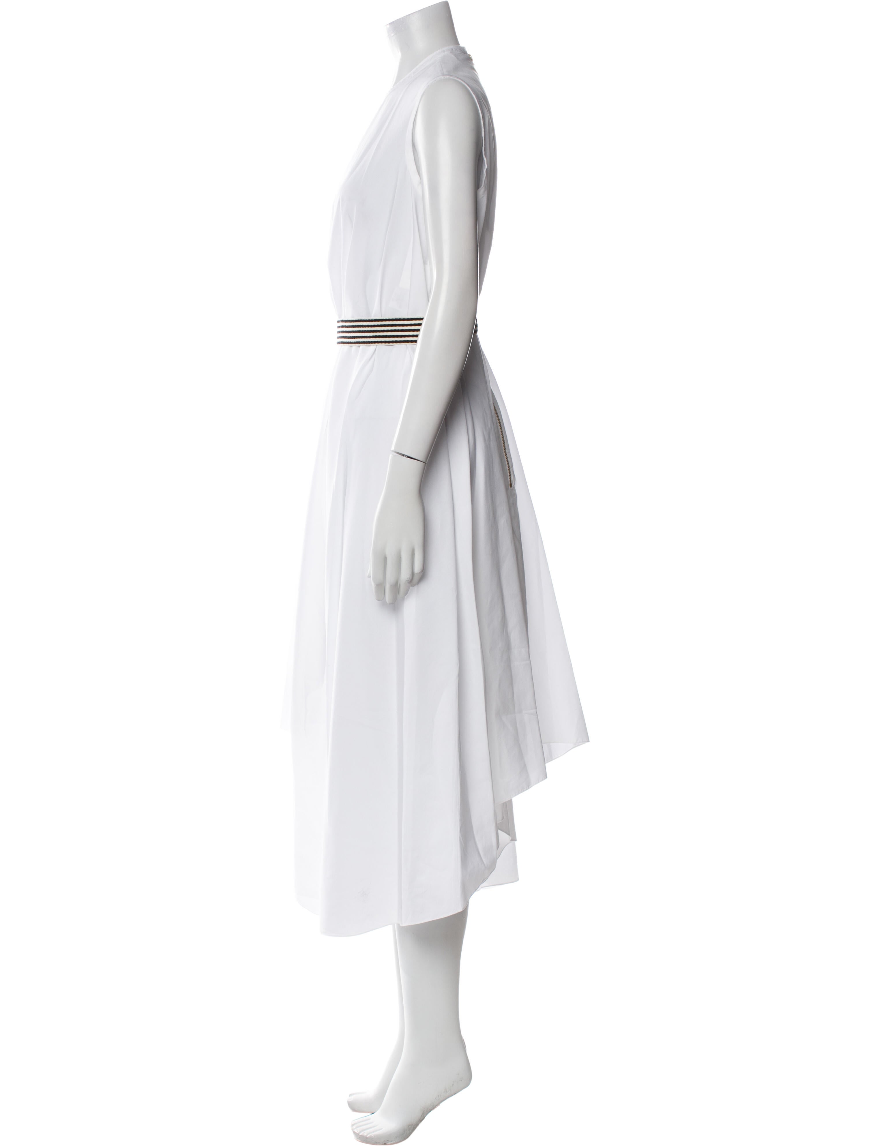 Maison Rabih Kayrouz Crew Neck Long Dress