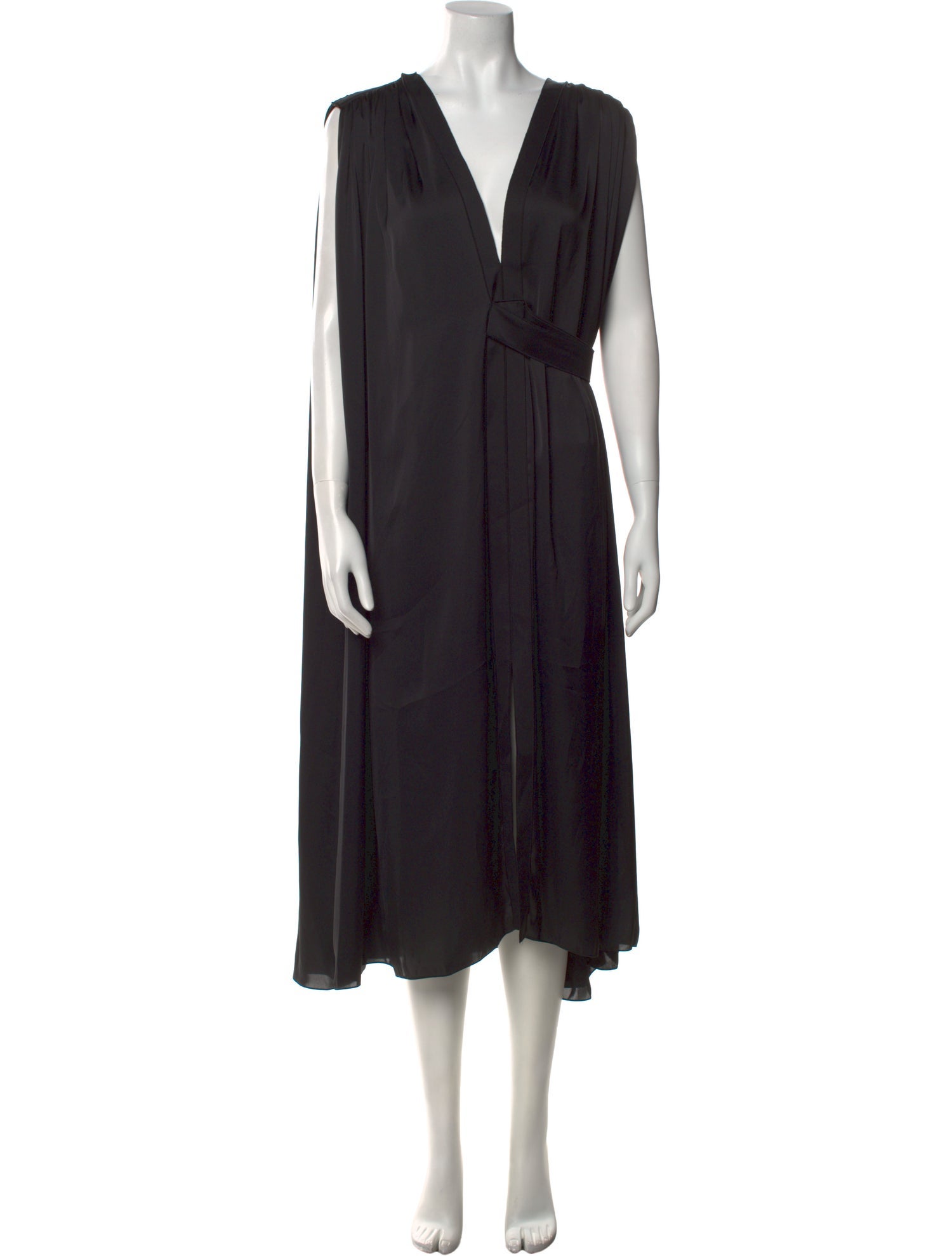 Maison Rabih Kayrouz V-Neck Long Dress