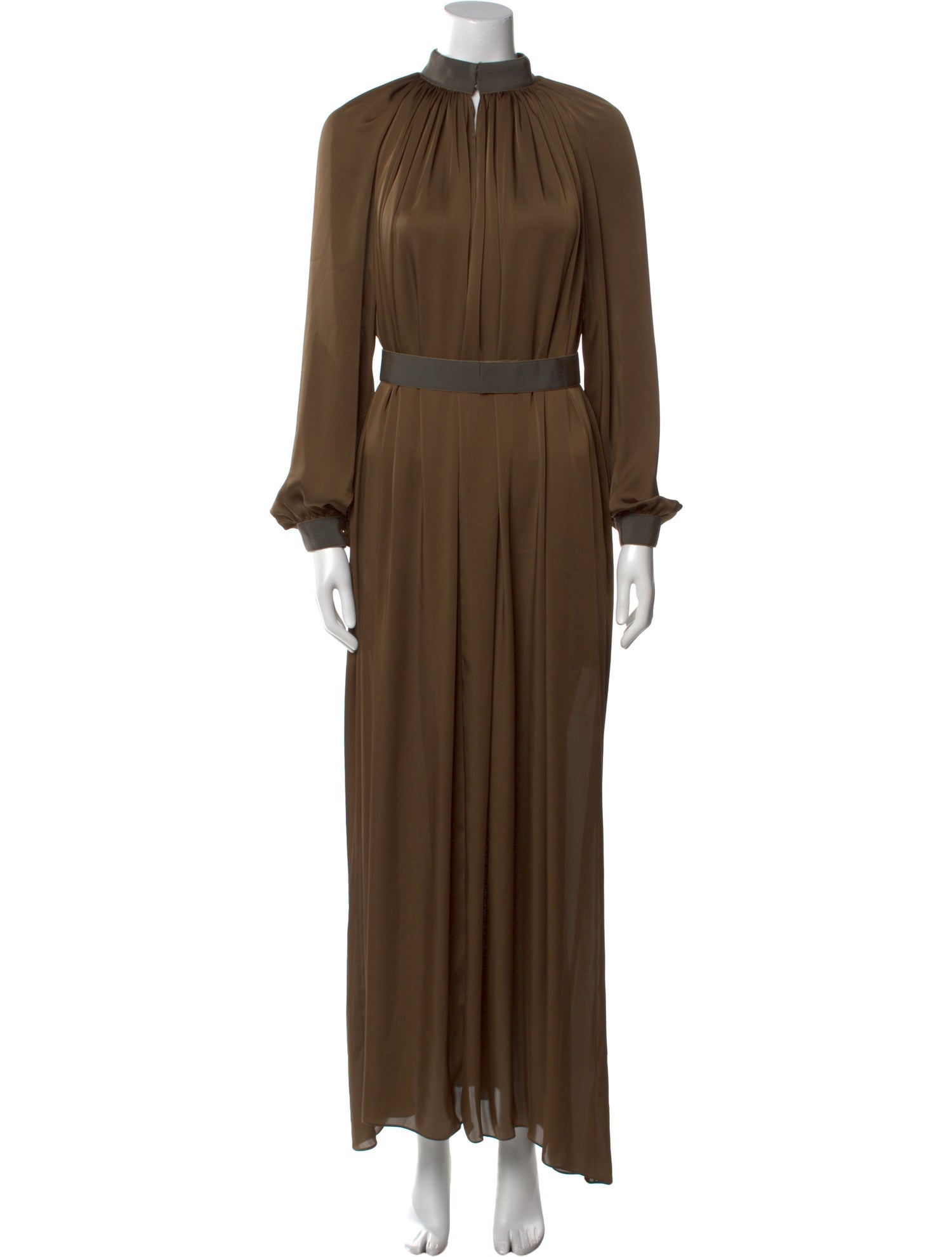 Maison Rabih Kayrouz Mock Neck Long Dress