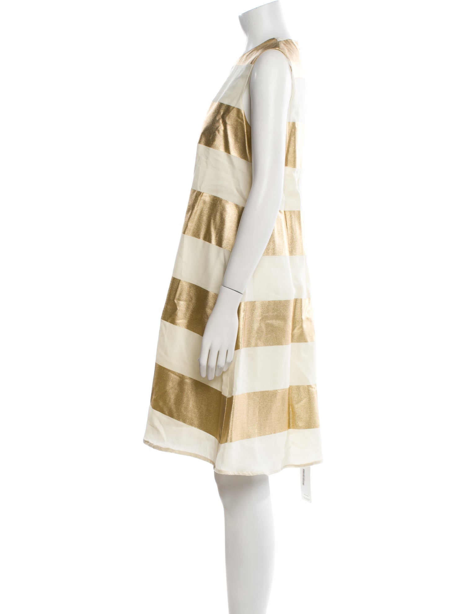 Maison Rabih Kayrouz Striped Knee-Length Dress