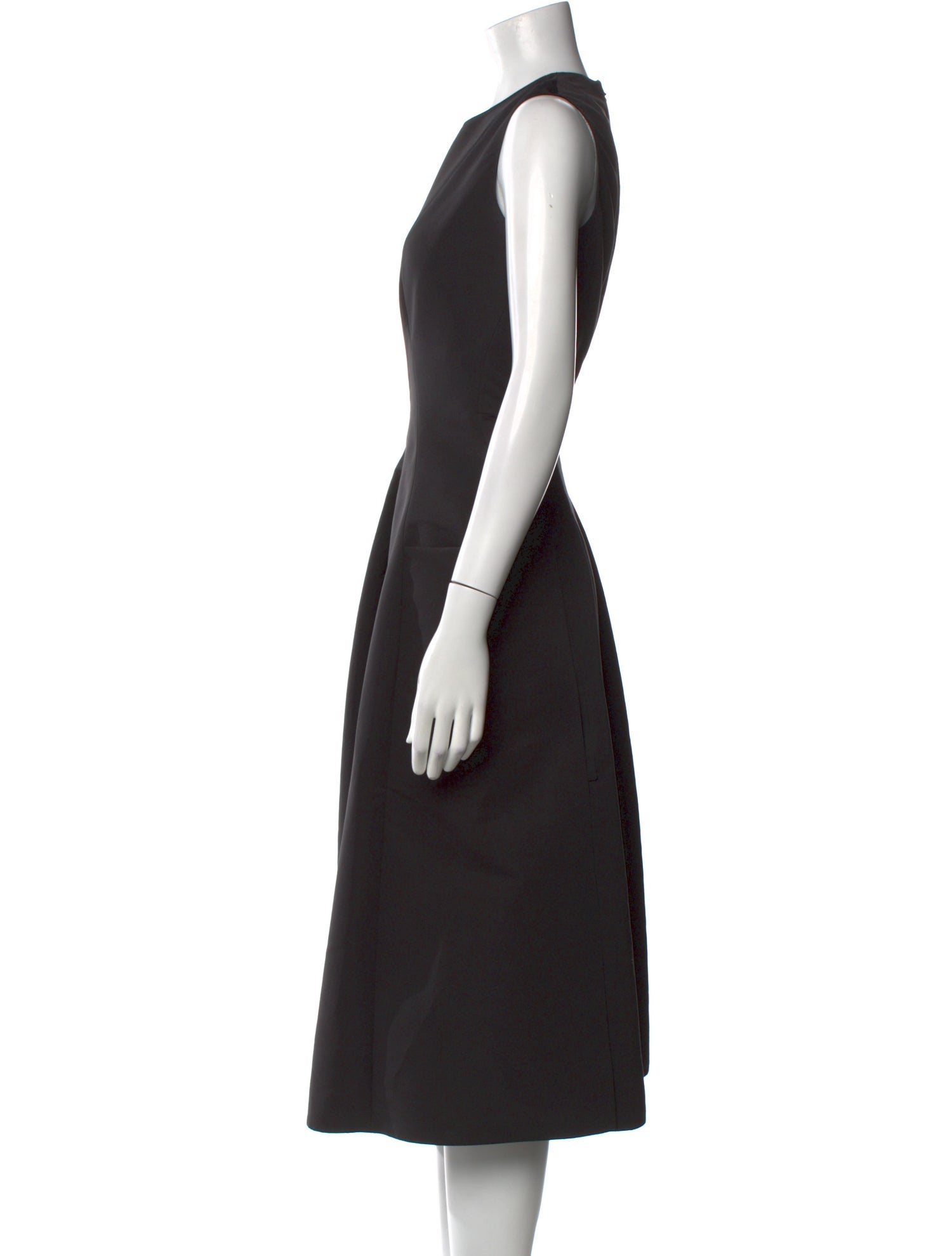 Maison Rabih Kayrouz Crew Neck Midi Length Dress