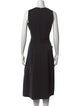 Maison Rabih Kayrouz Crew Neck Midi Length Dress