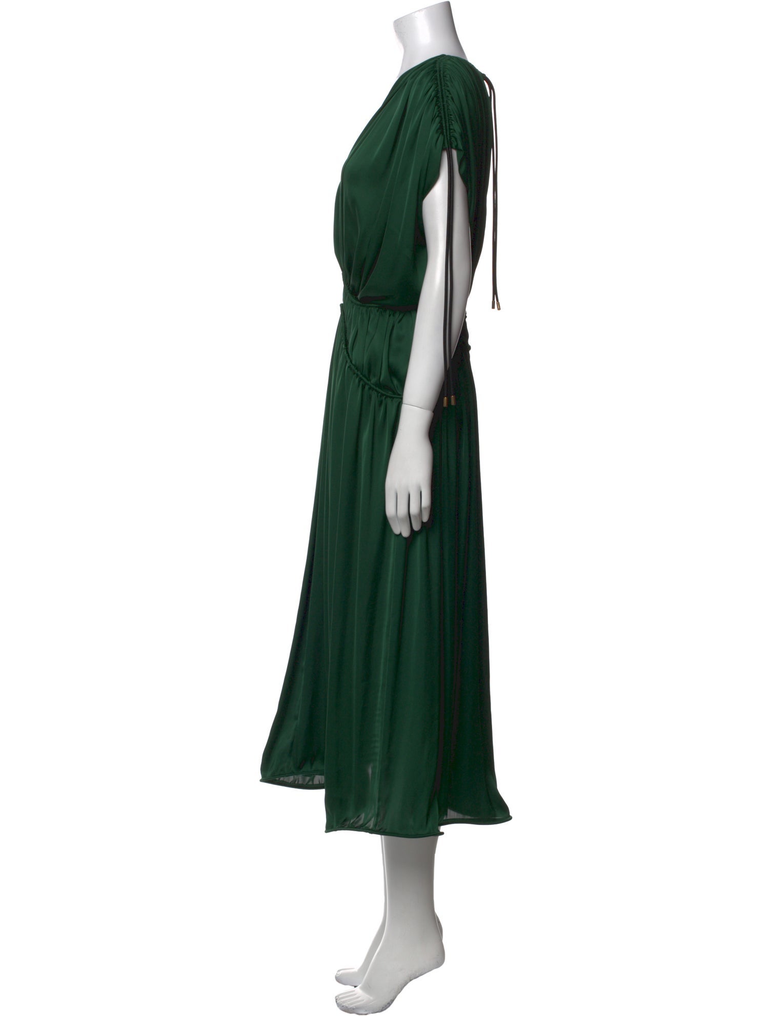Maison Rabih Kayrouz V-Neck Long Dress