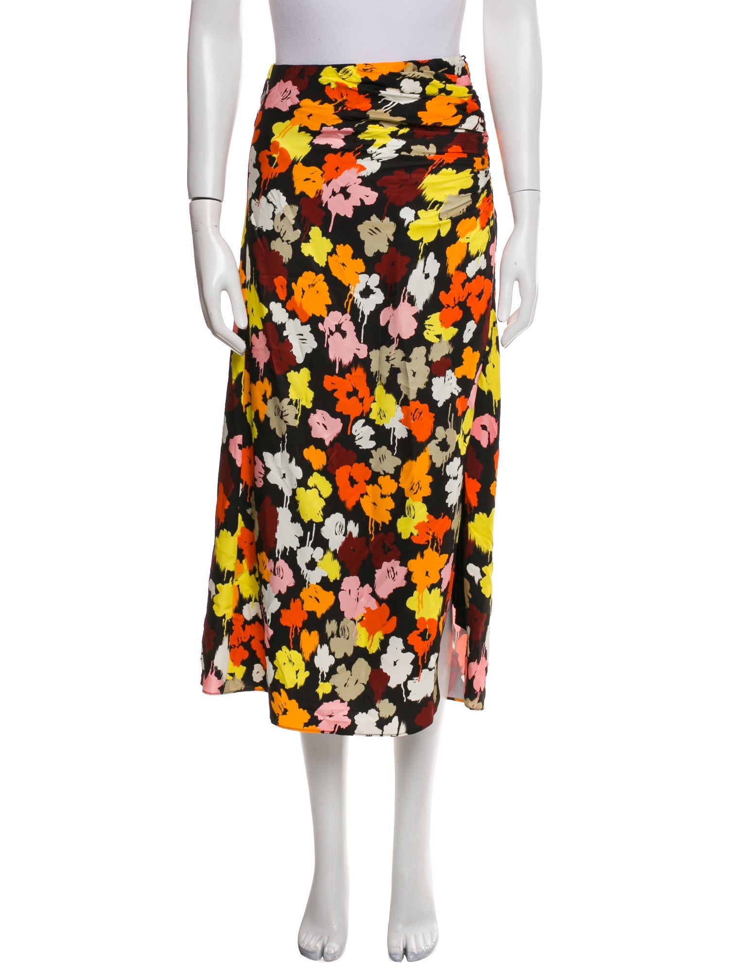 Maison Rabih Kayrouz Floral Print Midi Length Skirt
