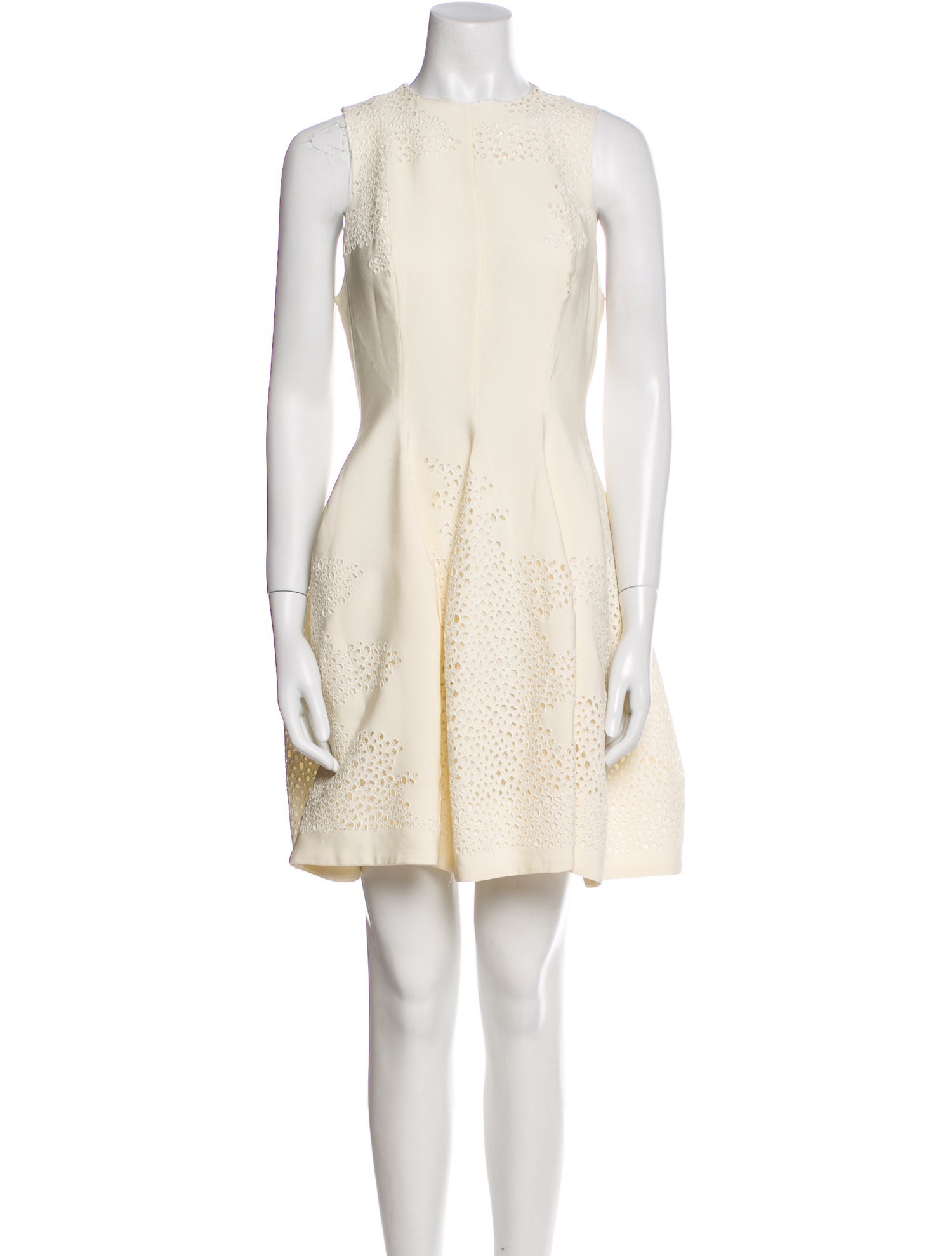 Maison Rabih Kayrouz Crew Neck Mini Dress