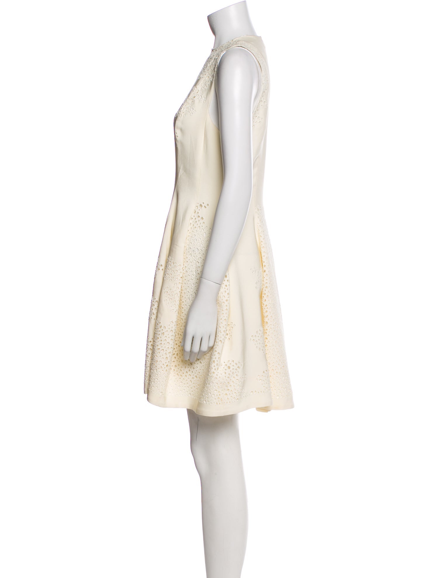 Maison Rabih Kayrouz Crew Neck Mini Dress