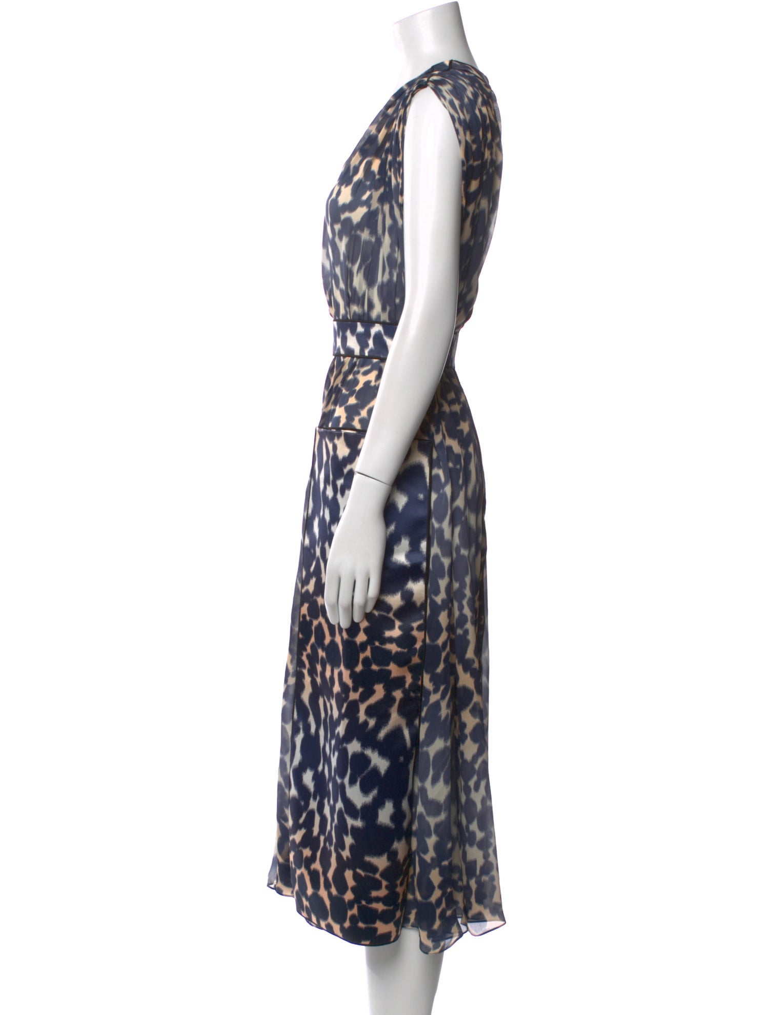 Maison Rabih Kayrouz Silk Midi Length Dress
