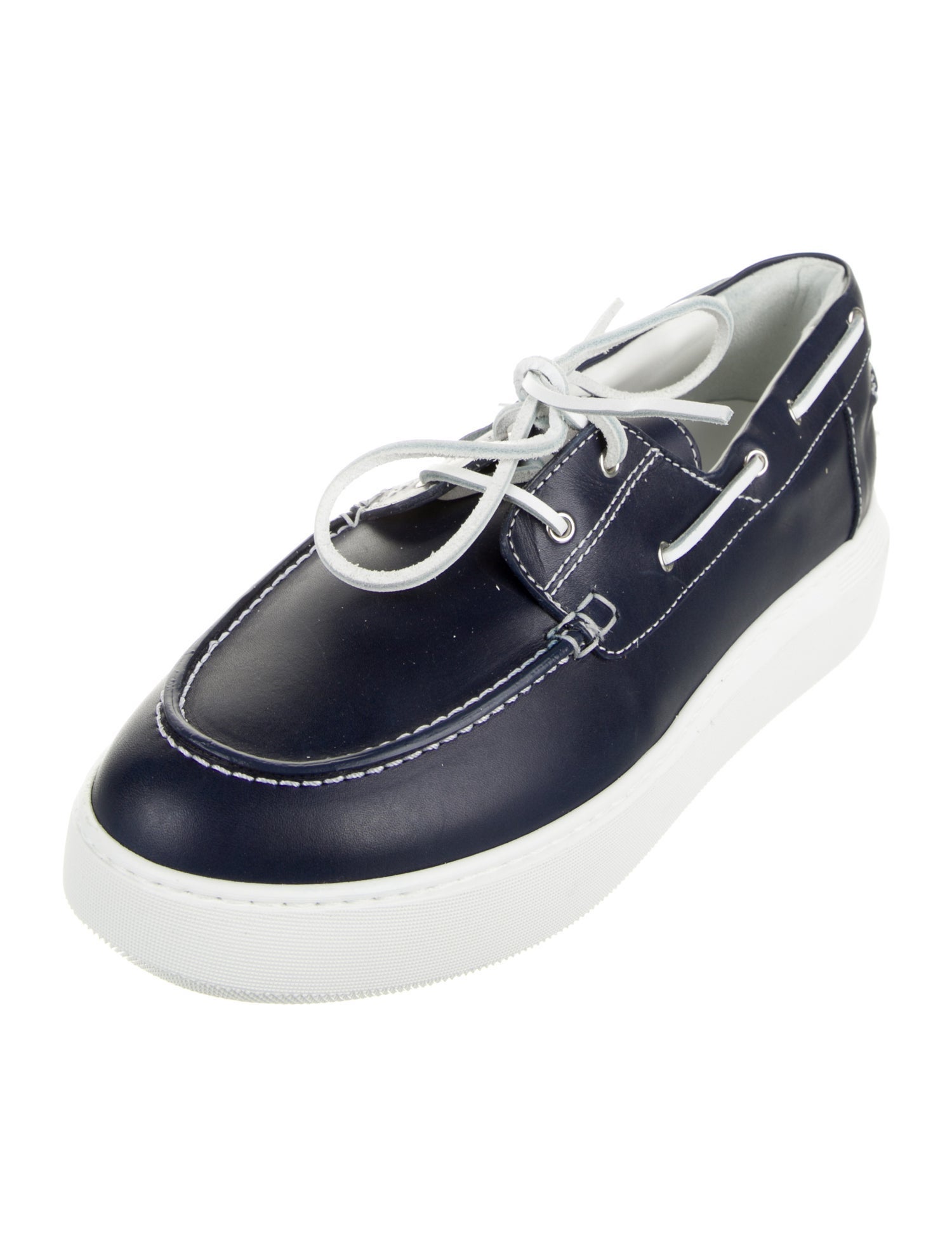 Marie Laffont Leather Printed Sneakers w/ Tags