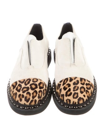 Marie Laffont Suede Animal Print Sneakers