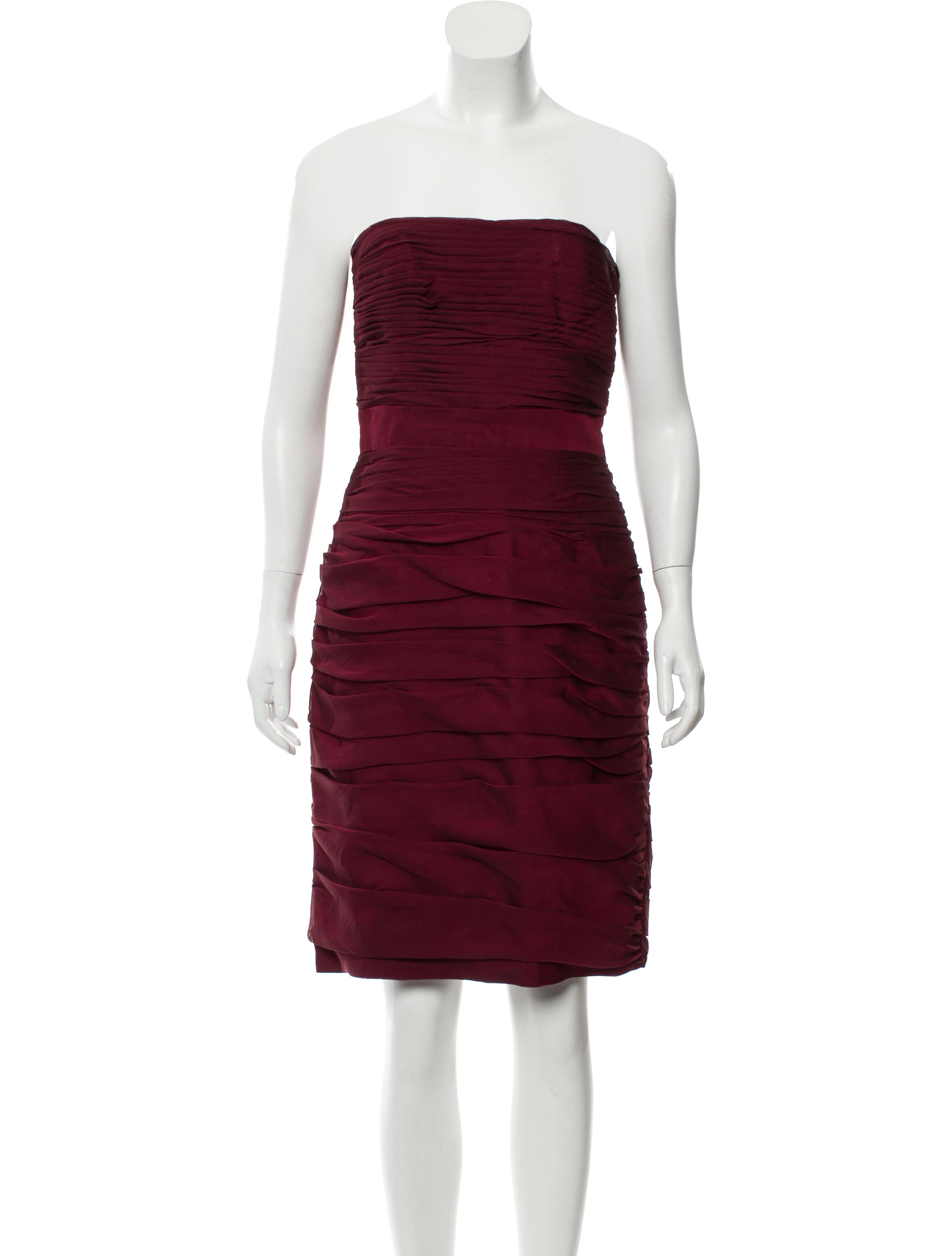 Monique Lhuillier Bridesmaids Sleeveless Mini Dress