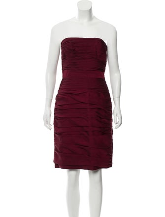 Monique Lhuillier Bridesmaids Sleeveless Mini Dress