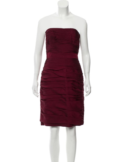 Monique Lhuillier Bridesmaids Sleeveless Mini Dress