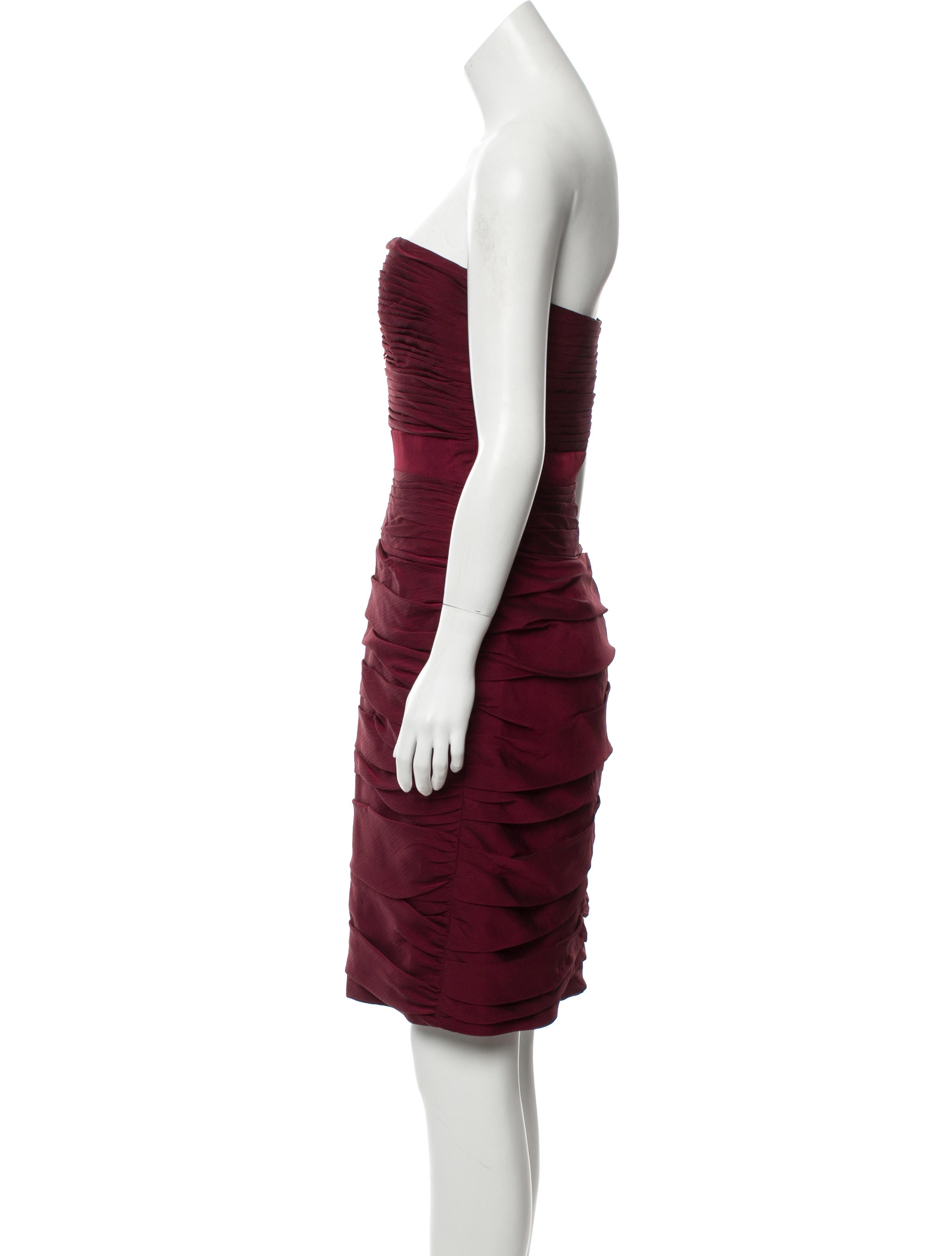 Monique Lhuillier Bridesmaids Sleeveless Mini Dress