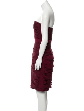 Monique Lhuillier Bridesmaids Sleeveless Mini Dress