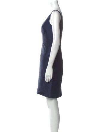 Monique Lhuillier Bridesmaids V-Neck Mini Dress