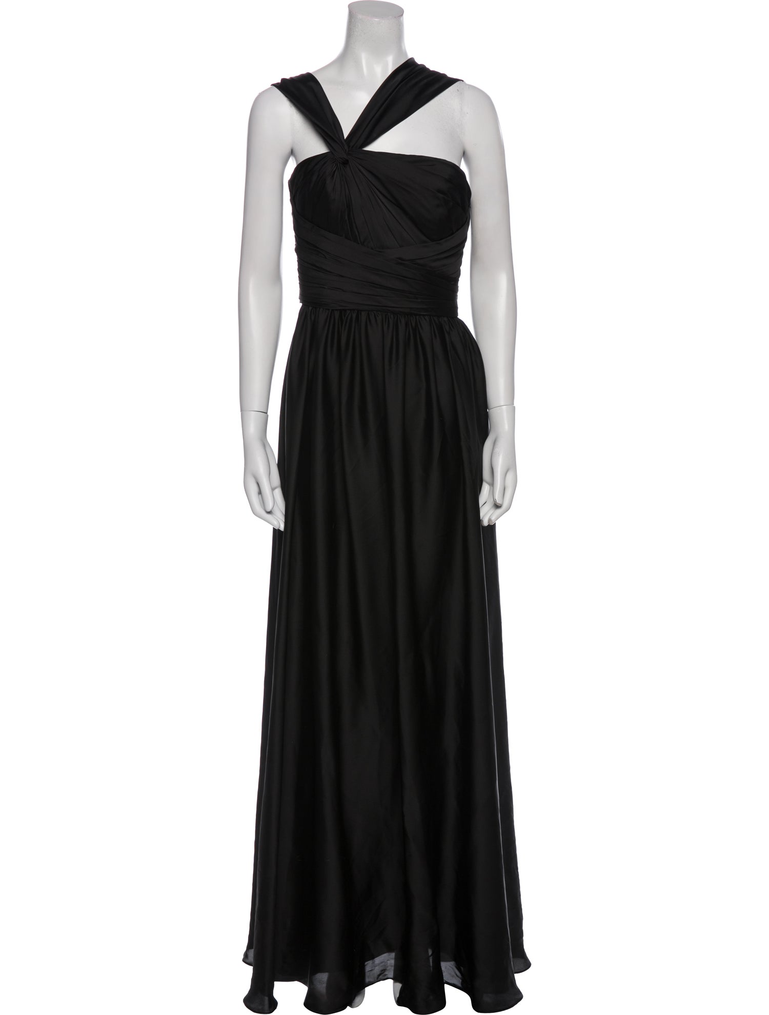 Monique Lhuillier Bridesmaids One-Shoulder Long Dress