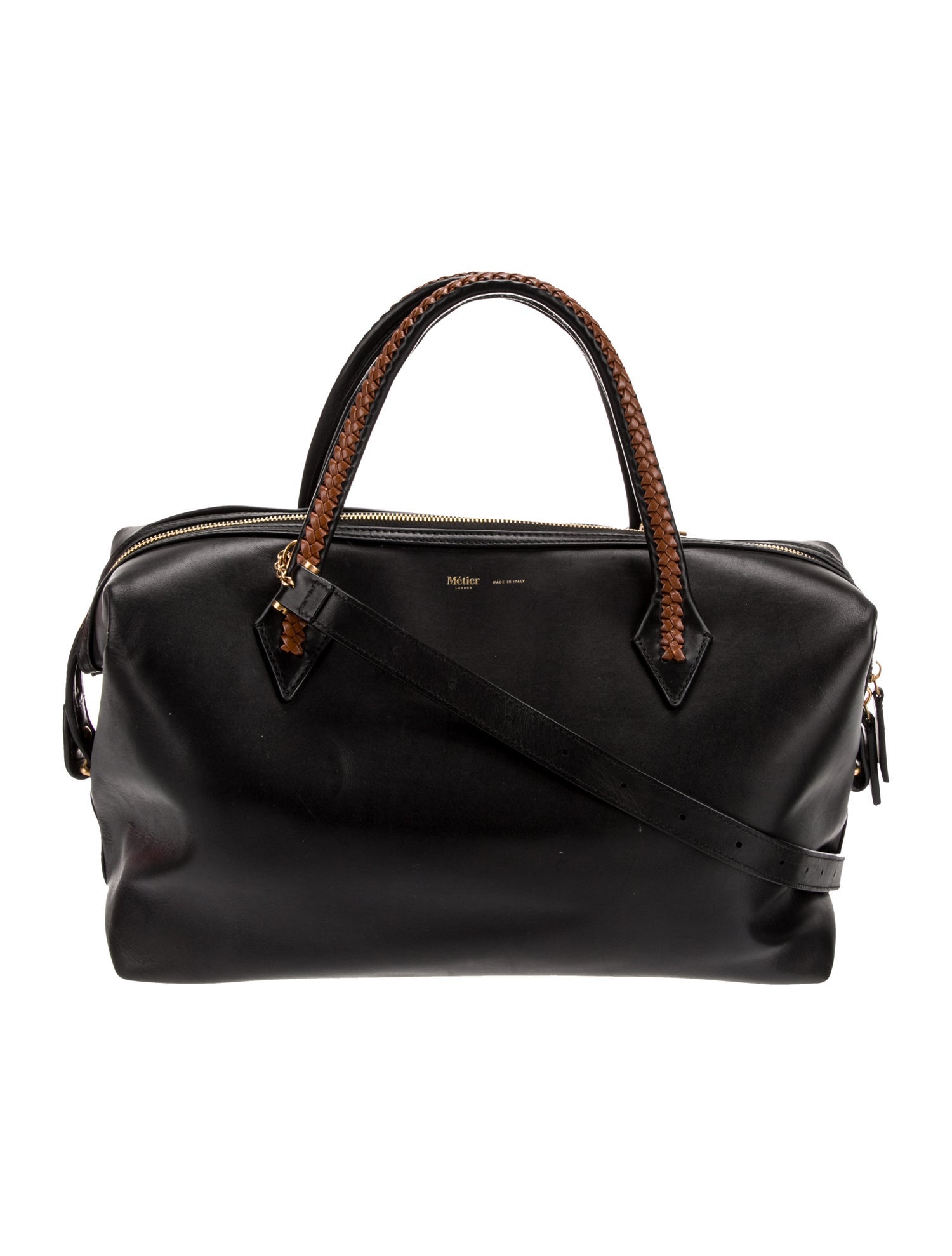 Métier Leather Top Handle Bag