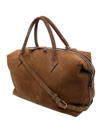 Métier Suede Top Handle Bag