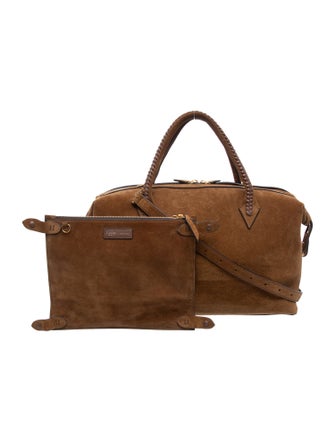 Métier Suede Top Handle Bag