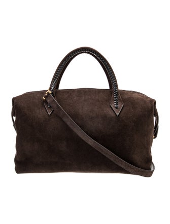 Métier Suede Vérité City Handle Bag