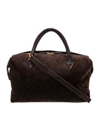 Métier Suede Vérité City Handle Bag