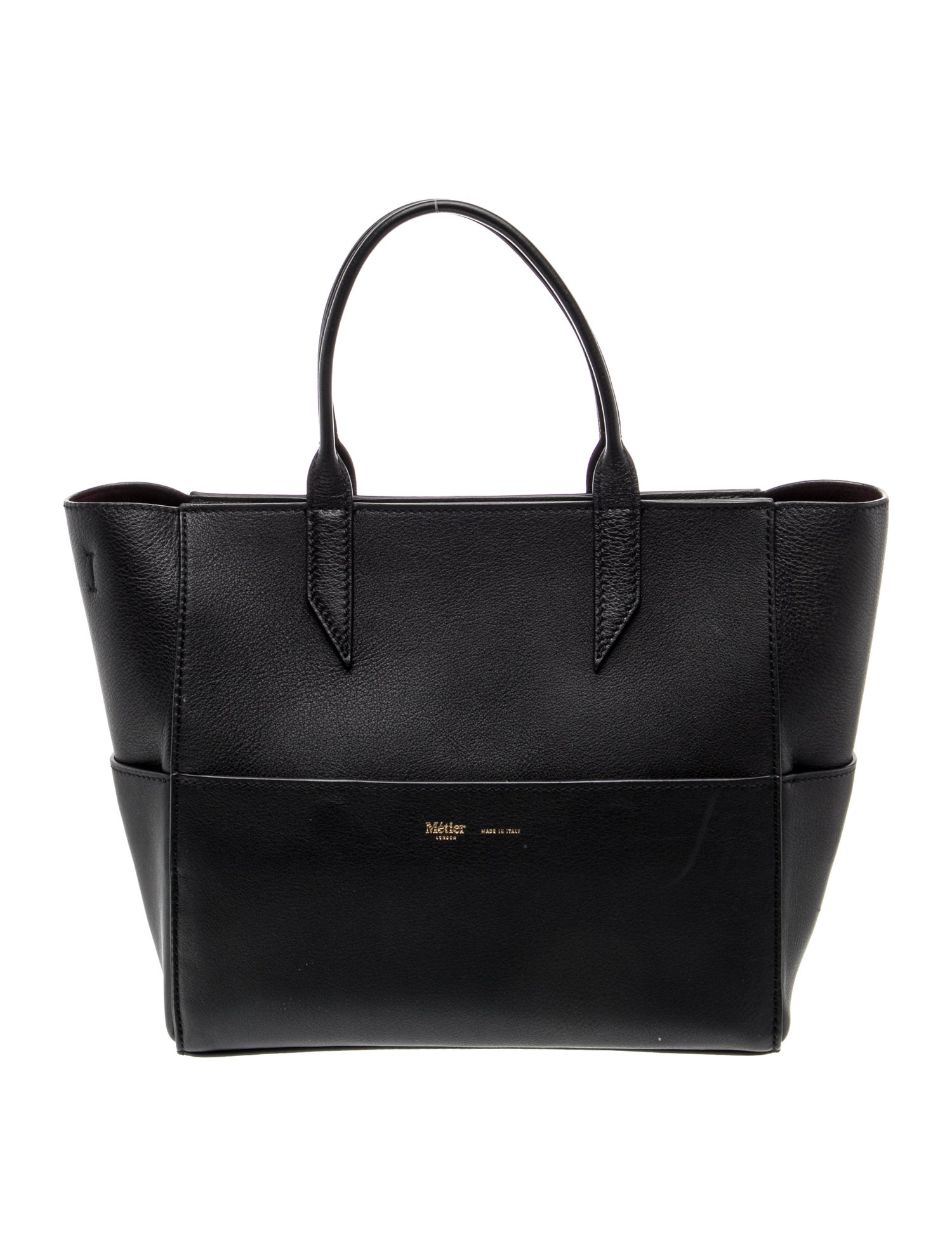 Métier Leather Top Handle Bag