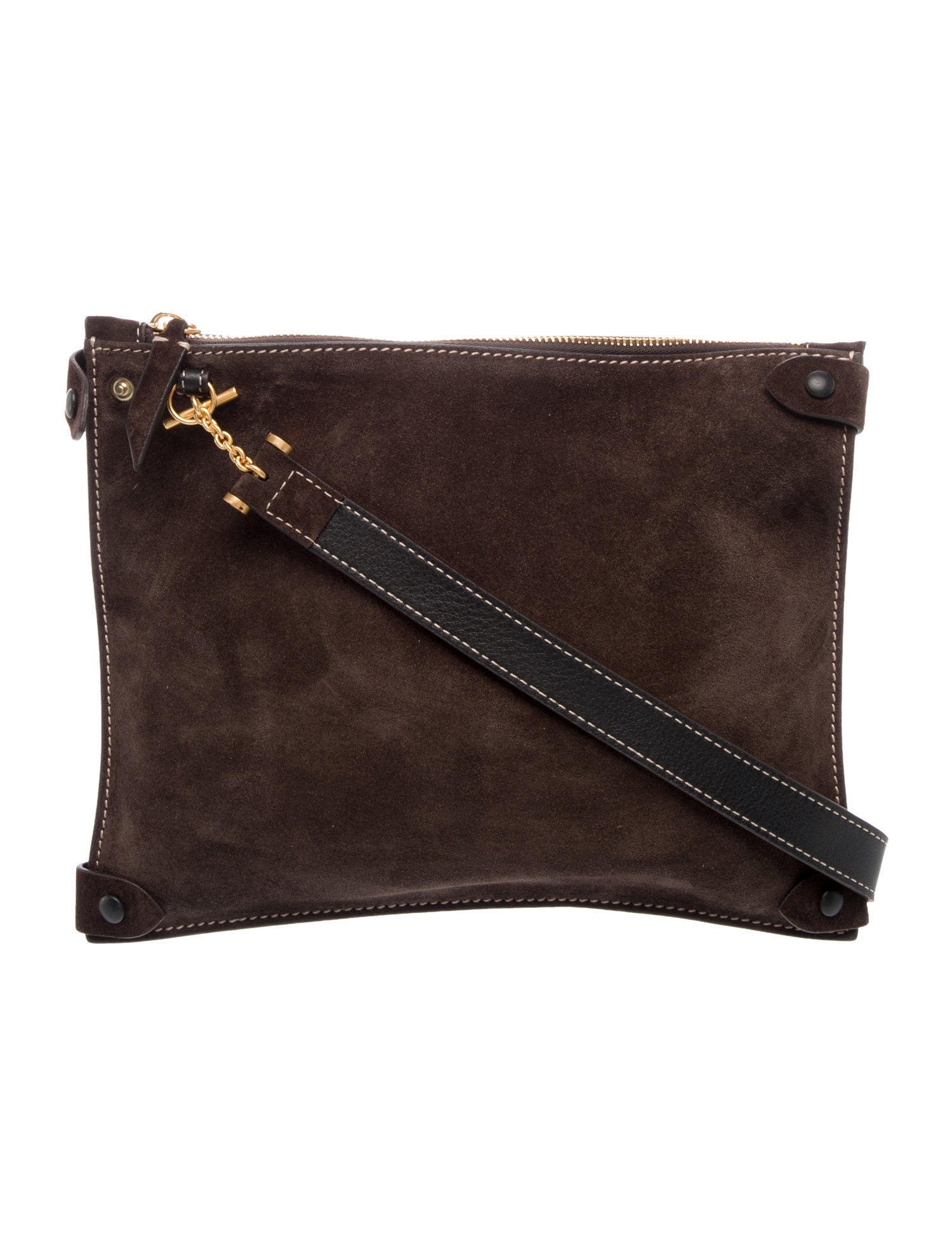 Métier Suede Messenger Bag